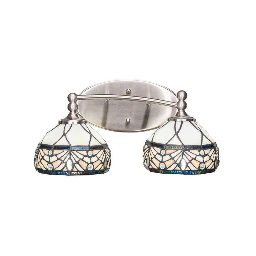 Two Light Bath Bar Brushed Nickel P936
