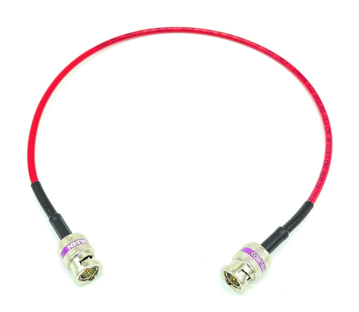 12G 4K HD SDI BNC - BNC Cable 150ft Green Z1994