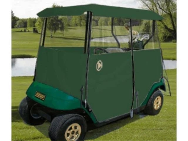 2 Passenger Drivable Golf Cart Enclosure in Green N76512