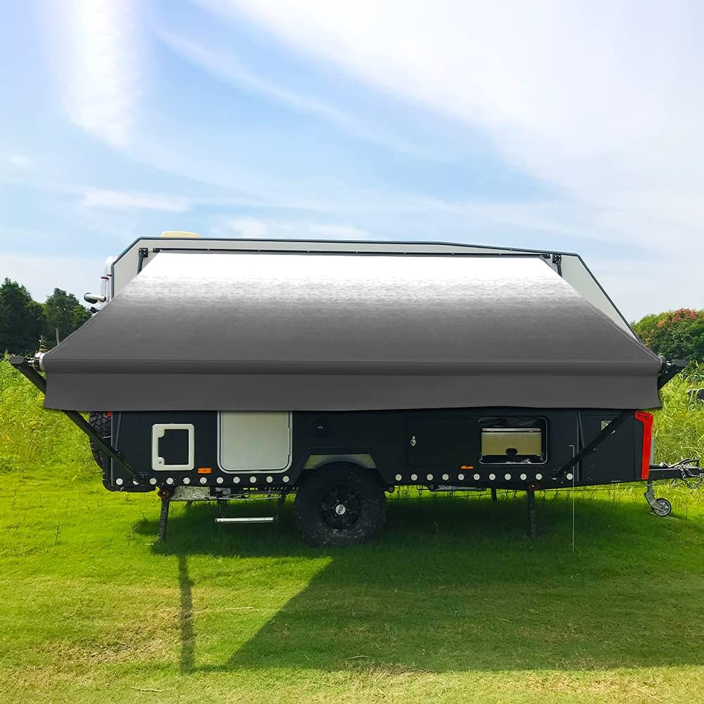 Blue 16oz Vinyl RV Awning Fabric Replacement 14 Feet Z969