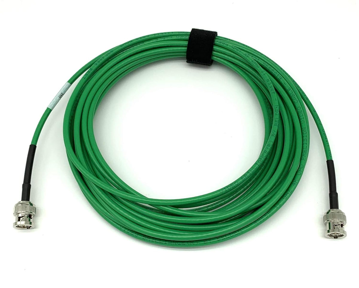 12G 4K HD SDI BNC - BNC Cable 150ft Green Z1994