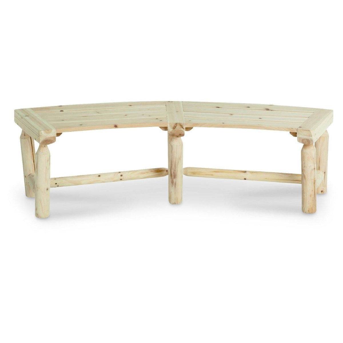 Log Fire Pit Bench G28440