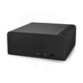 Black Fanless Aluminium ITX Chassis B202