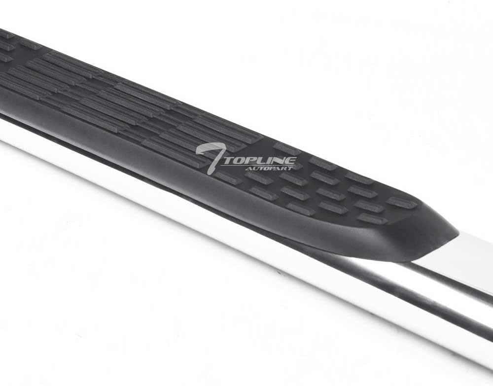 5 Oval Polished Stainless Steel Side Step Nerf Bars Running Boards Z132