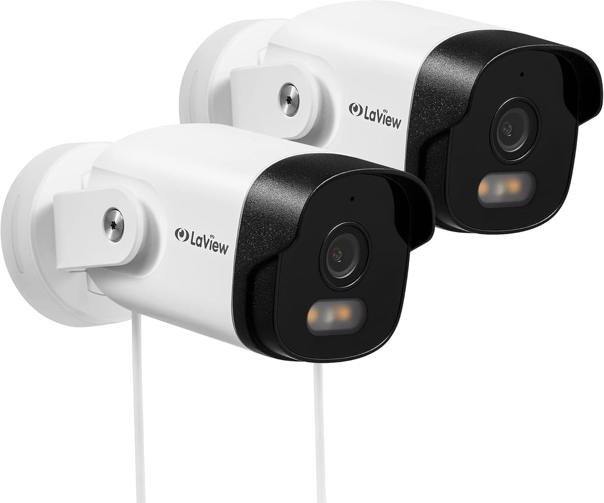 2K Wired Outdoor Security Camera with Color Night Vision Q33831