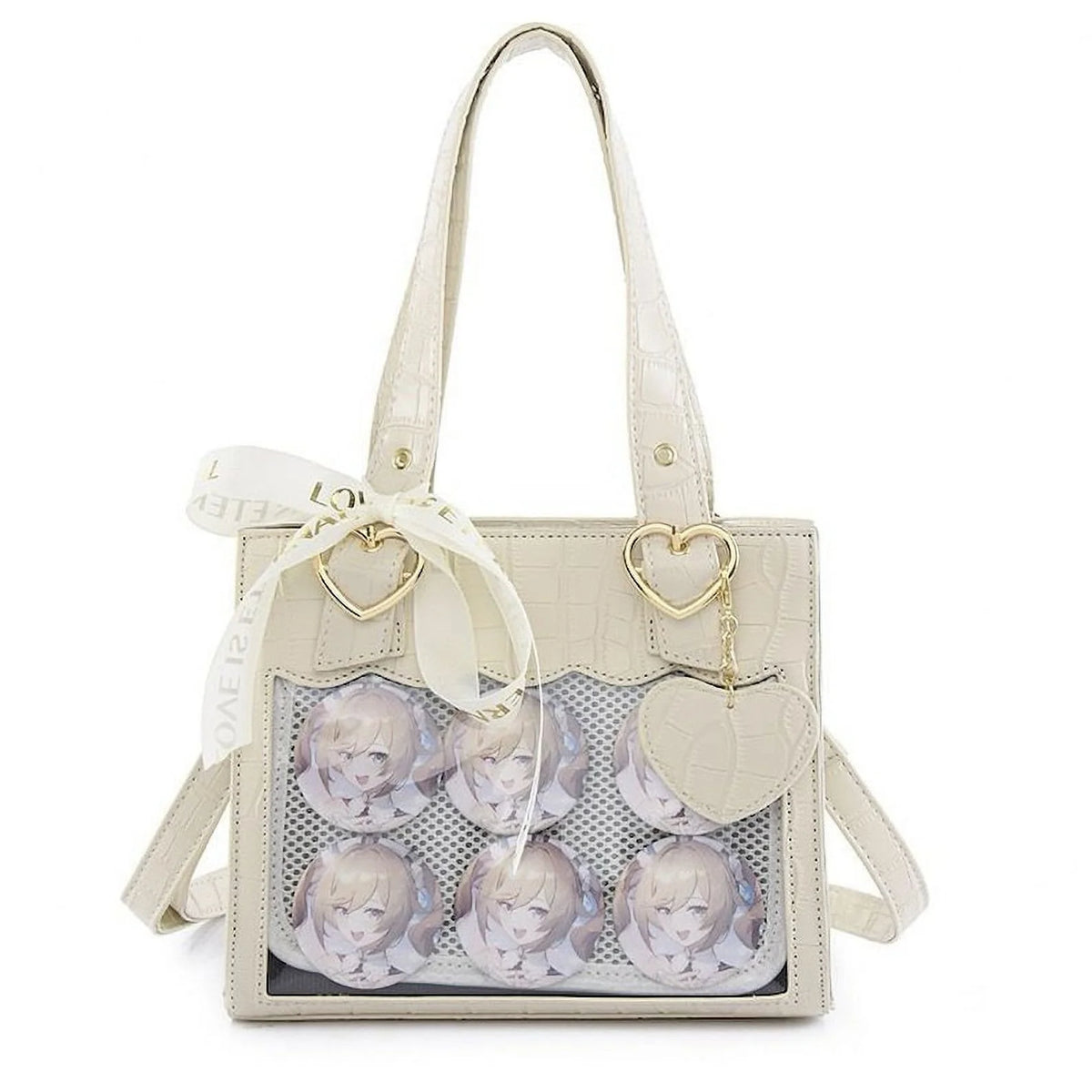 Black Lace Heart Handbag X547038