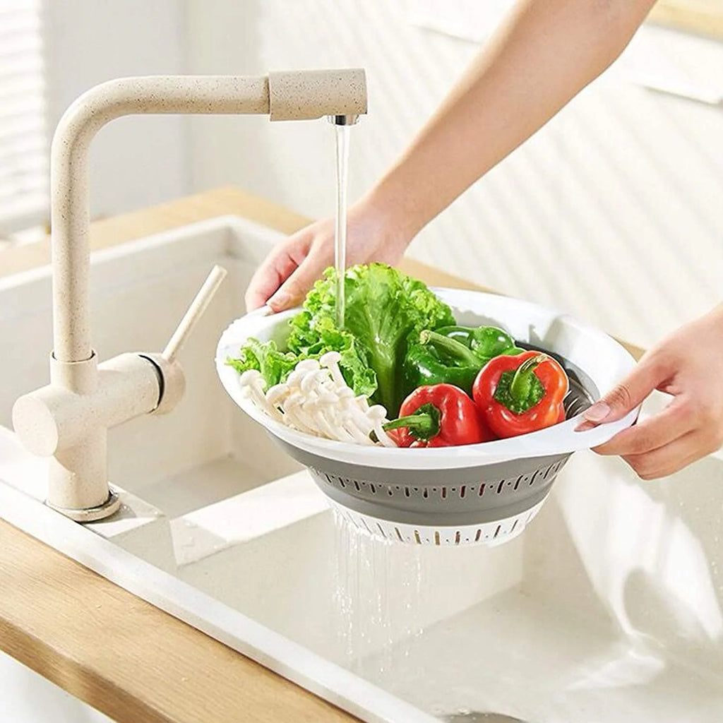 Collapsible Silicone Strainer Set of 2 Z130