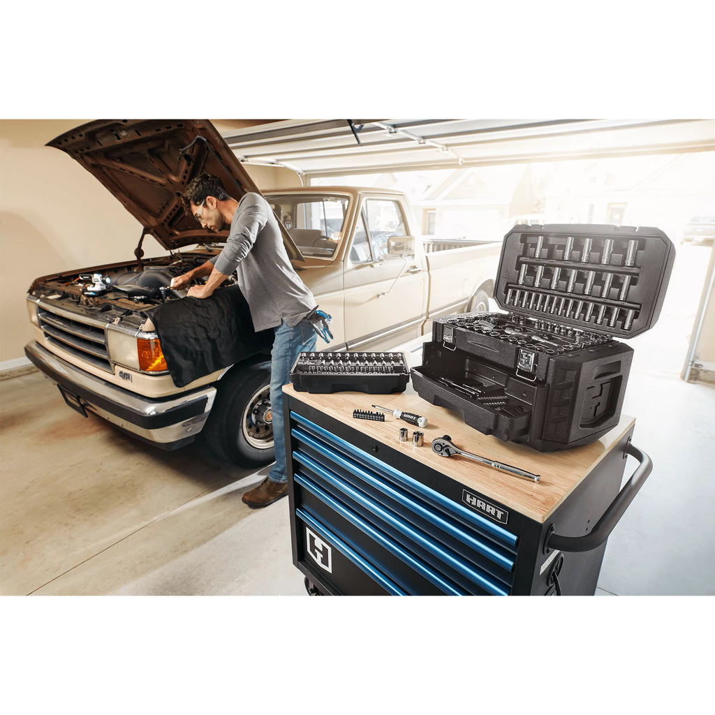 215-Piece Mechanics Tool Set Chrome Finish T583