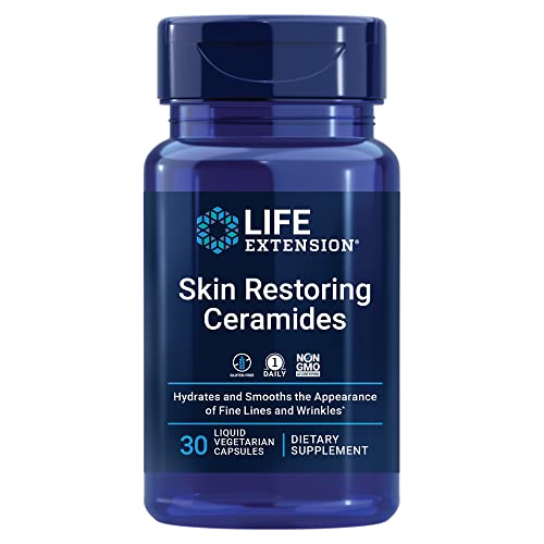 Ceramides Once-Daily Oral Supplement 30 Liquid Vegetarian Capsules X228