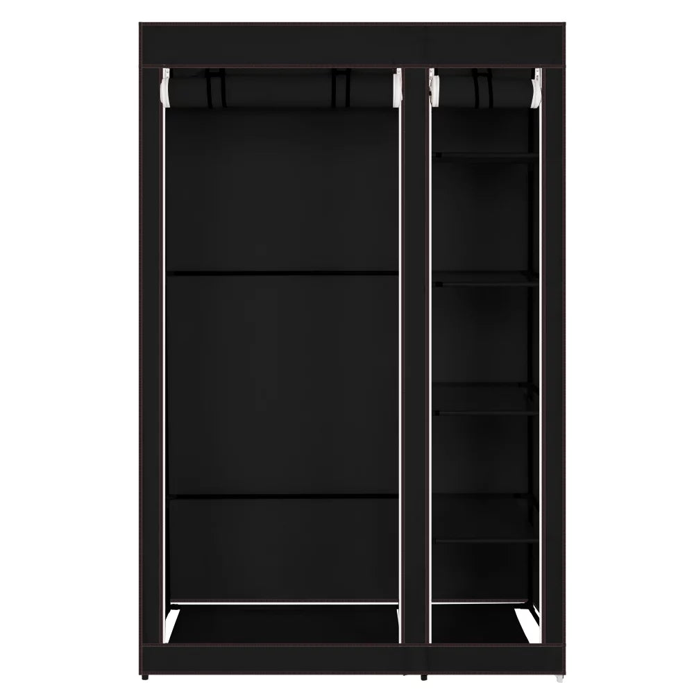 Black Portable Non-woven Fabric Clothes Closet B6408