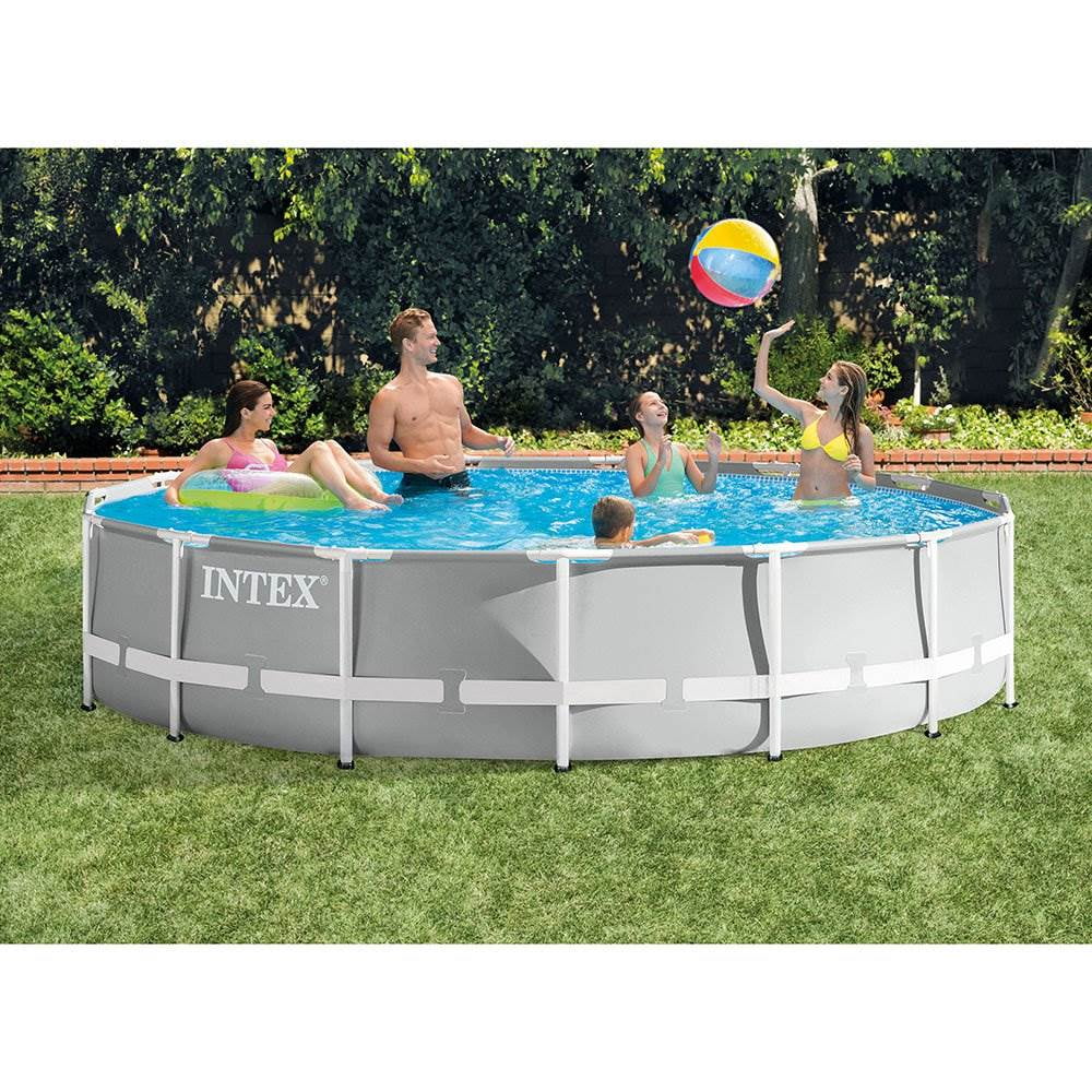 15ft x 42in Prism Frame Above Ground Swimming Pool Set J442