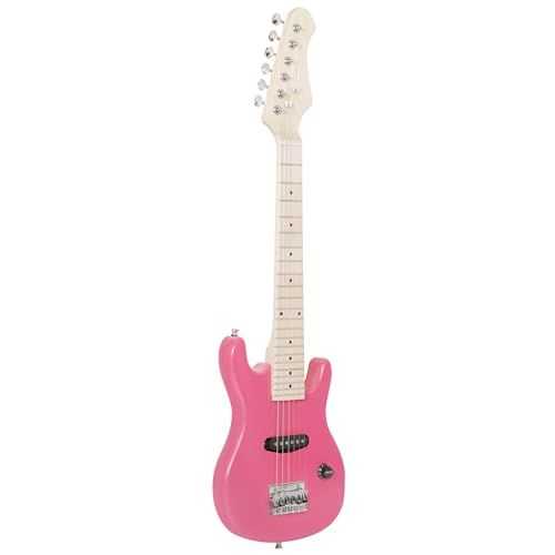 Black 30" Beginner Electric Guitar with 5W Amp and Bag C166