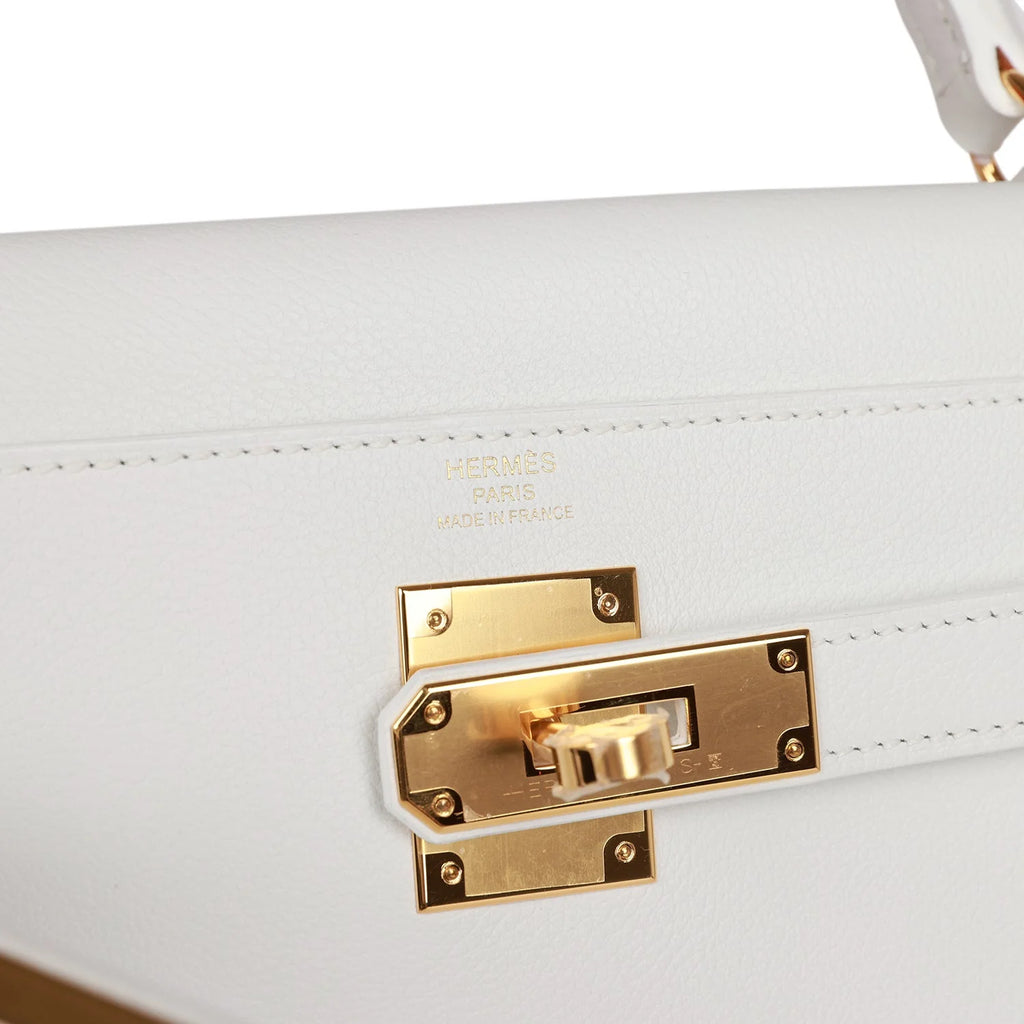 White Evercolor Leather Bag V2733