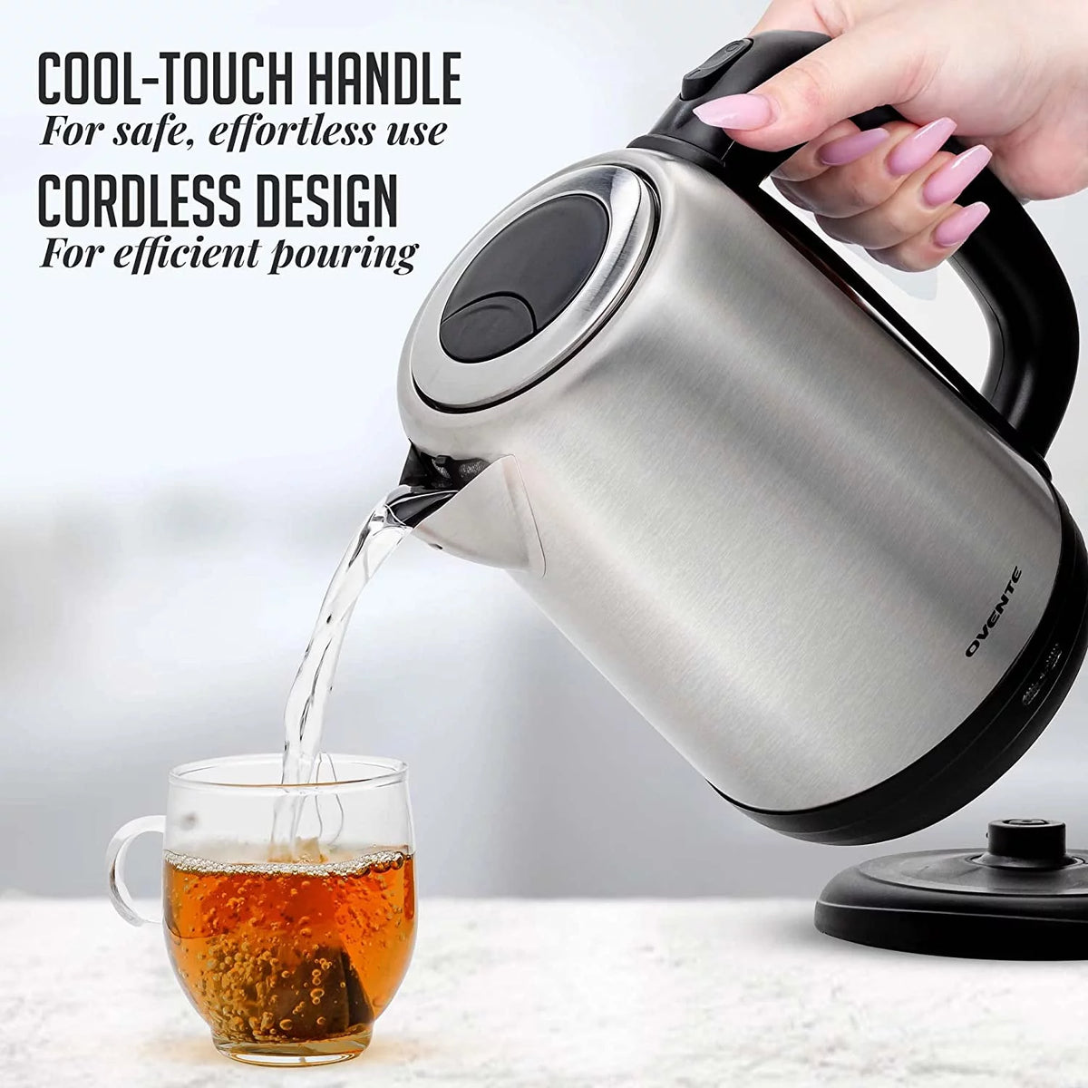 Electric Stainless Steel Kettle 1.7 Liter A395195