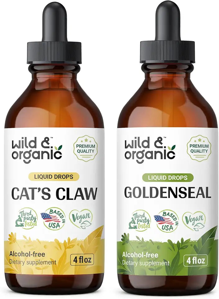 Cat's Claw Tincture 4 fl oz & Goldenseal Tincture 4 fl oz L100289