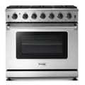 36 in. 6.0 Cu. Ft Natural Gas Range in Stainless Steel D287587