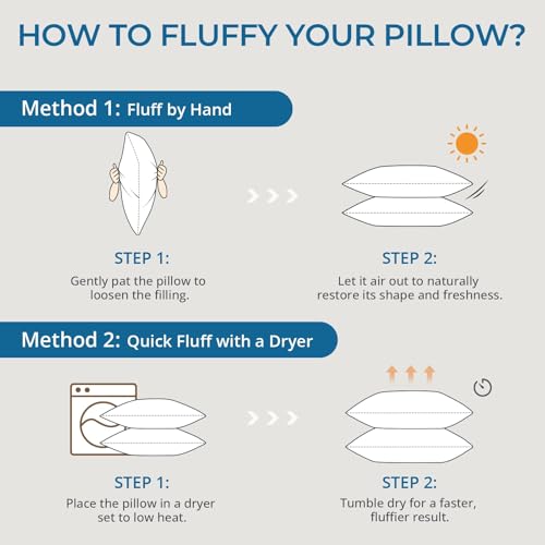 King Size Pillows Set of 4 Down Alternative B8589