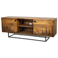 Solid Wood Laser Etched TV Stand G516800