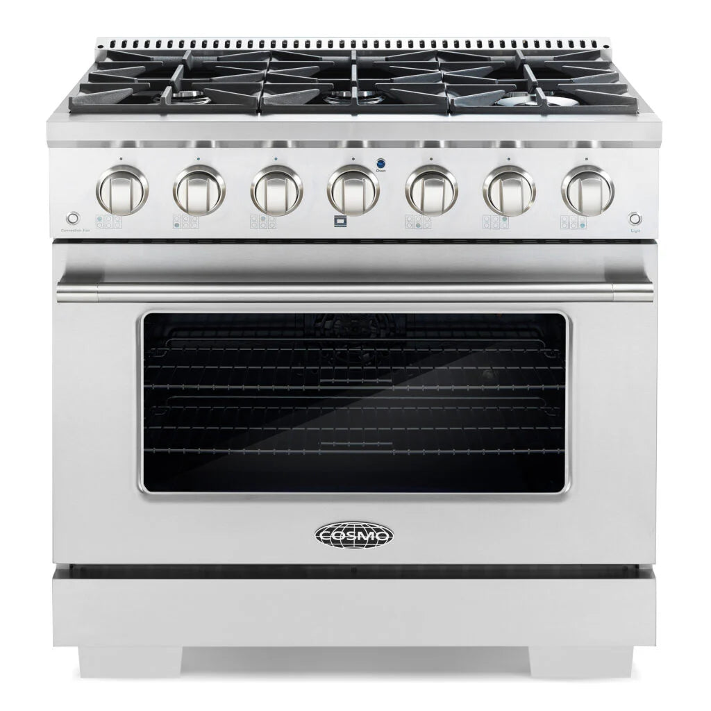 36 4.5 cu. ft. Gas Range with 6 Burners and Cast Iron Grates in Stainless Steel P826327