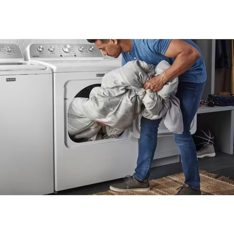 7.0 cu. ft. Vented Gas Dryer in White M57579