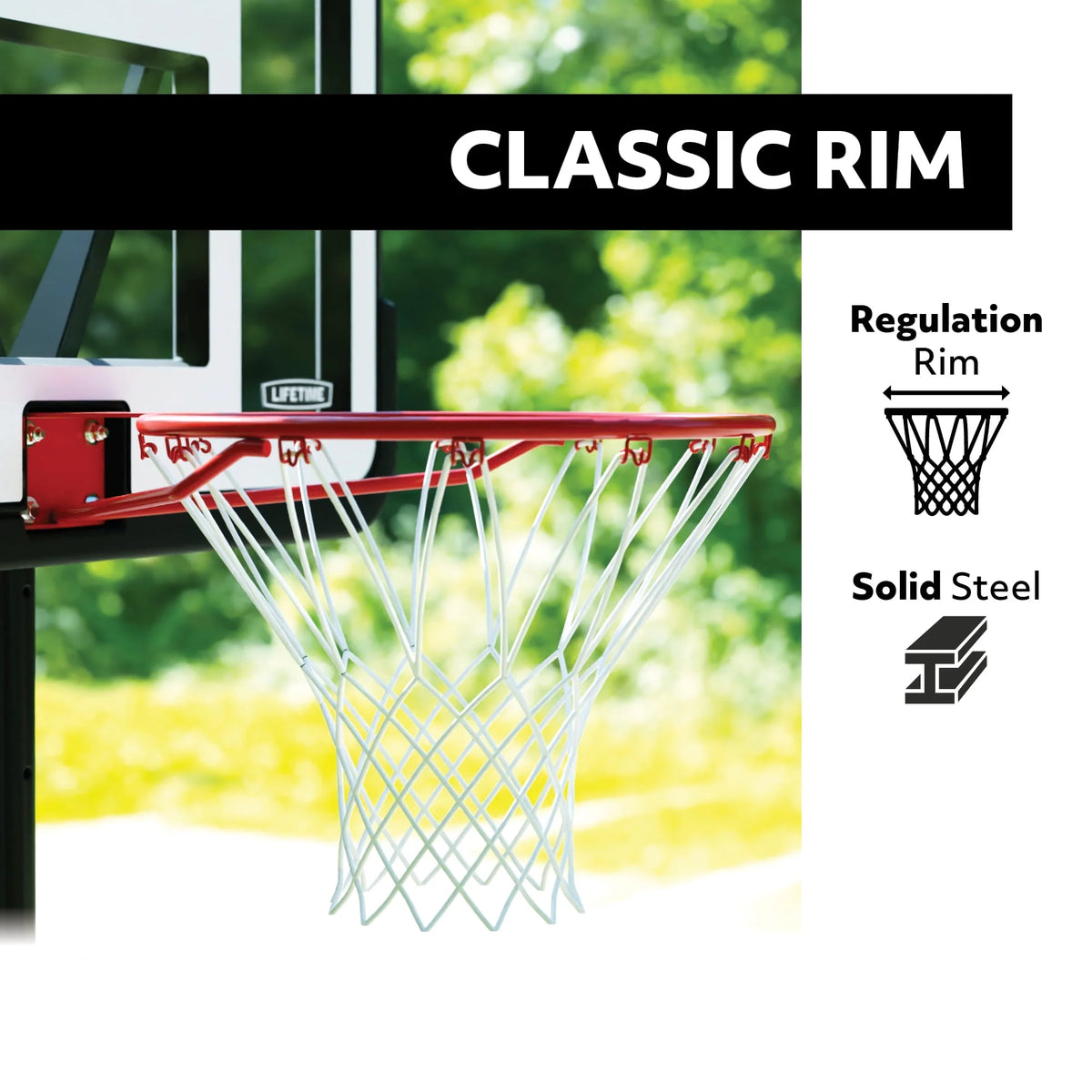 Adjustable Portable Basketball Hoop 44 inch HDPE Plastic T242099