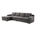Gray L Shape Sectional Sofa with Left Arm Chaise M994958