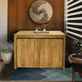 Recycled Teak Wood Buffet with 2 Doors C94737