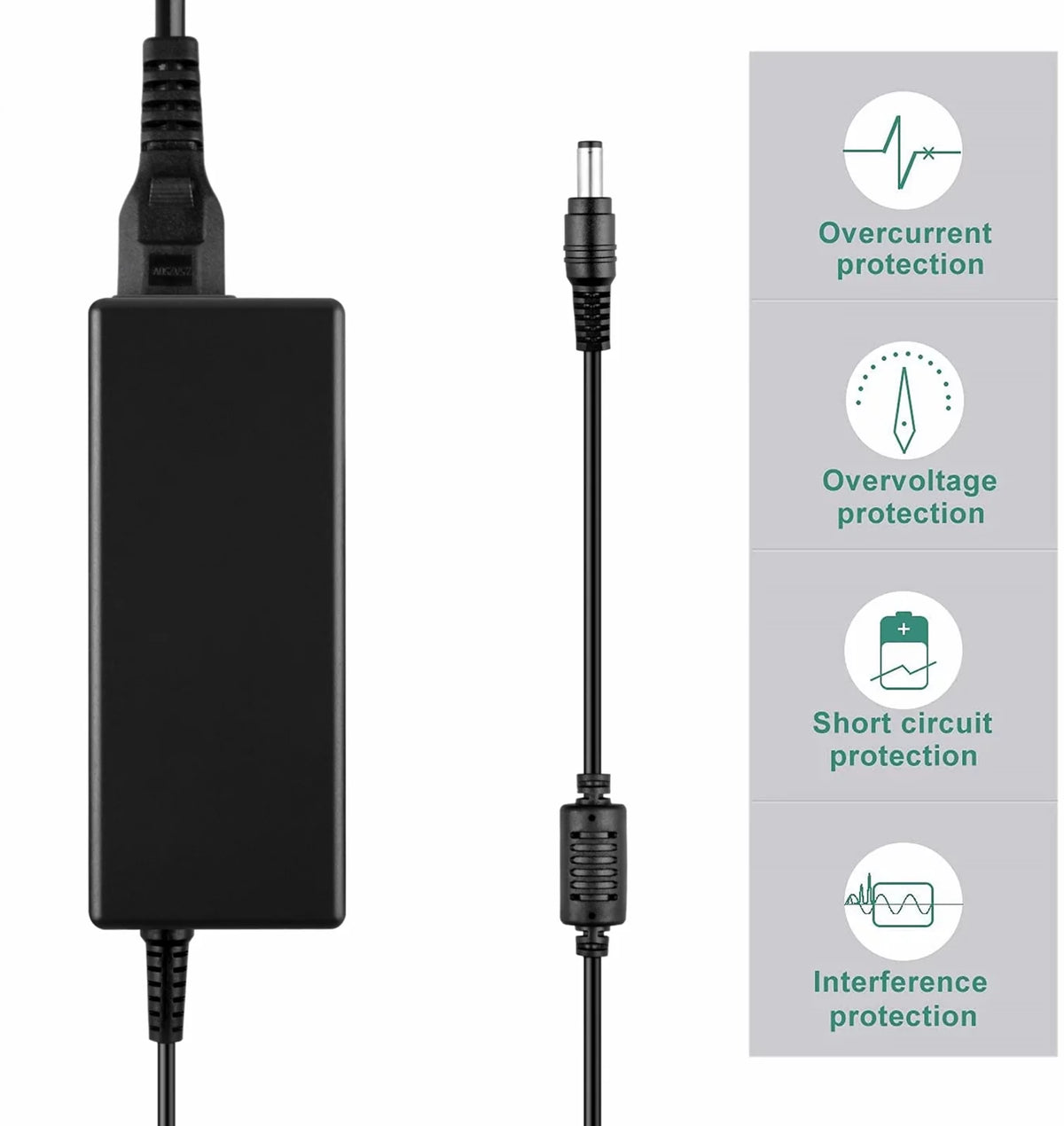 Compatible AC / DC Adapter Replacement Power Supply Cord Cable C451779