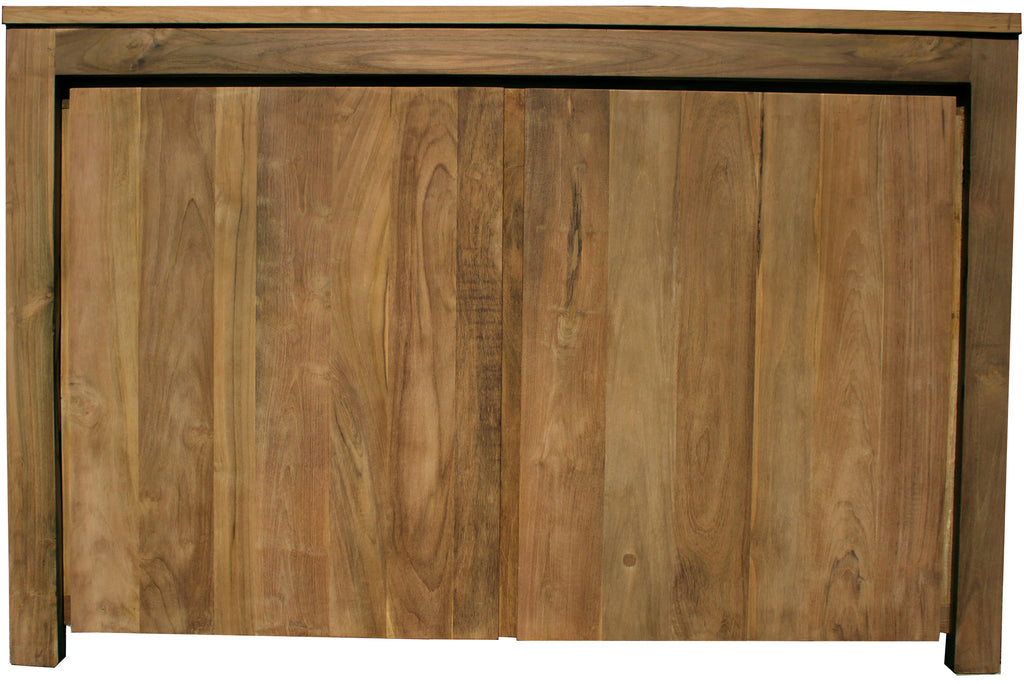 Recycled Teak Wood Buffet with 2 Doors C94737