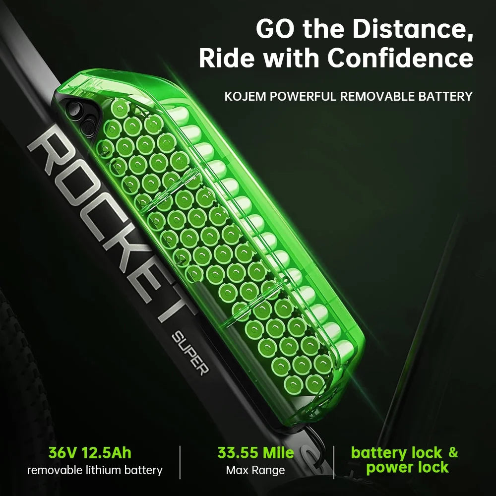 26 Inch Fat Tire Electric Bicycle 500 W Motor S459004