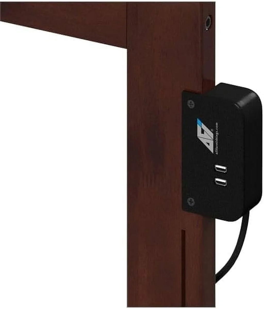Queen Solid Wood Panel Headboard In Walnut U4454