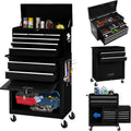 Black 8 Drawer Rolling Metal Tool Chest H538819