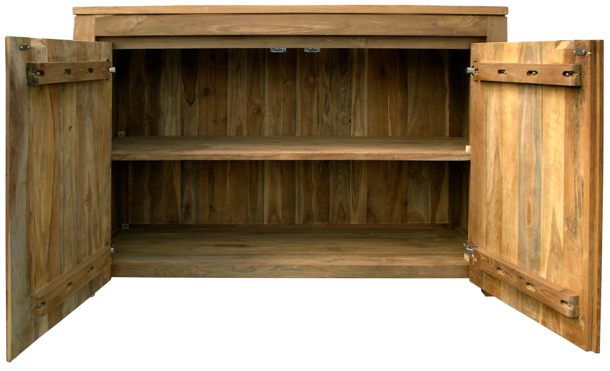 Recycled Teak Wood Buffet with 2 Doors C94737