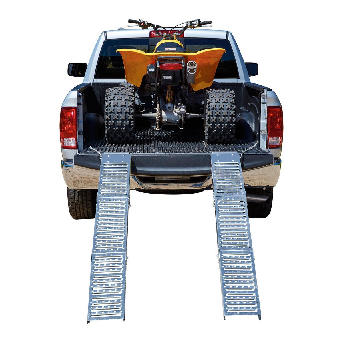 1000 lb. Capacity 9 in. x 72 in. Tri-Fold Loading Ramps, Set of Two J1424