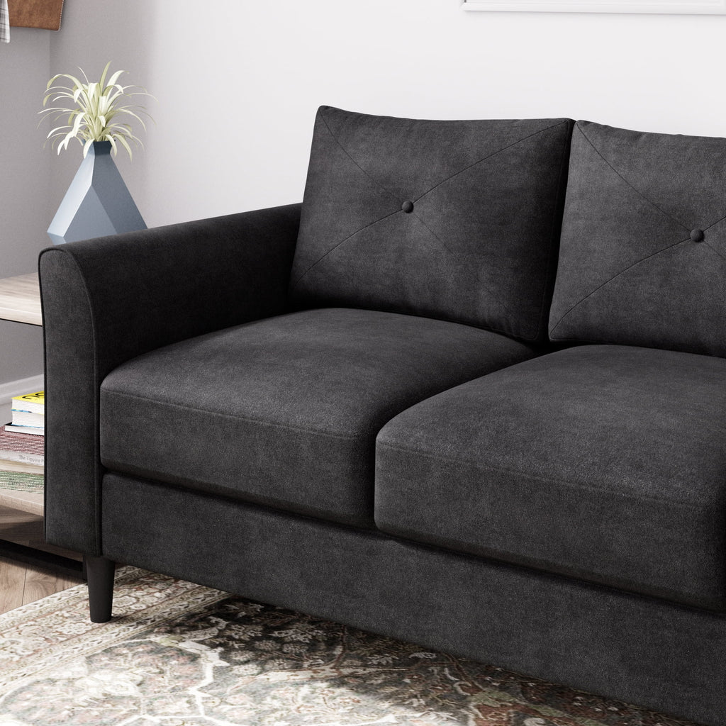 Black Sofa Couch E730