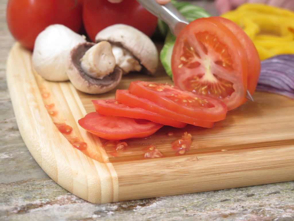 Extra Large Bamboo Cutting Board with Juice Grooves I591
