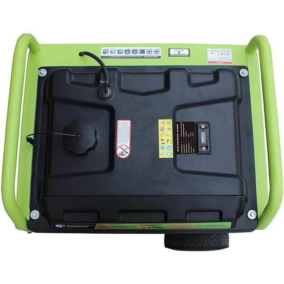 12000-10750W Dual Fuel Portable Generator with 479cc 18-HP Engine D6196