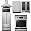 30 Electric Range, Range Hood, Microwave, Refrigerator, Dishwasher, Wine Cooler Z730