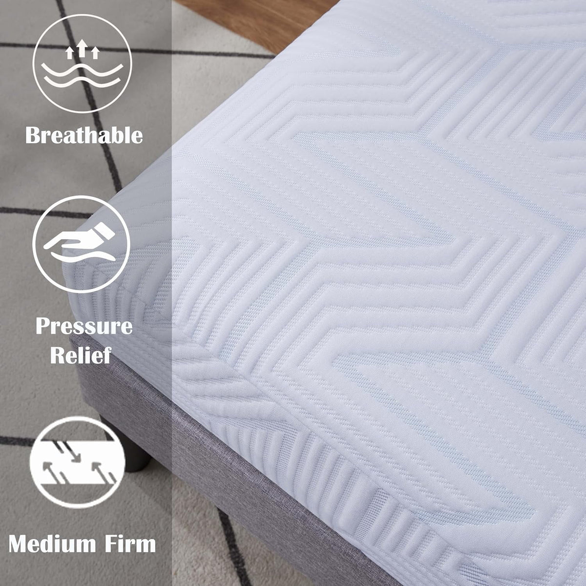 8 Inch Gel Memory Foam Twin Mattress B3328