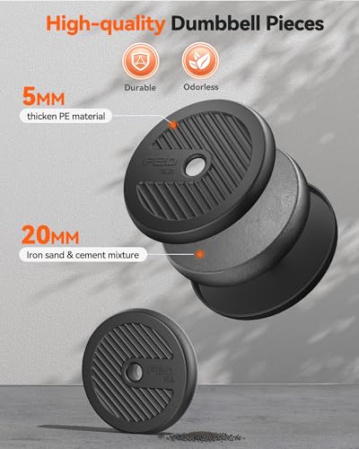 Adjustable Dumbbells Free Weight Set with Connector T524
