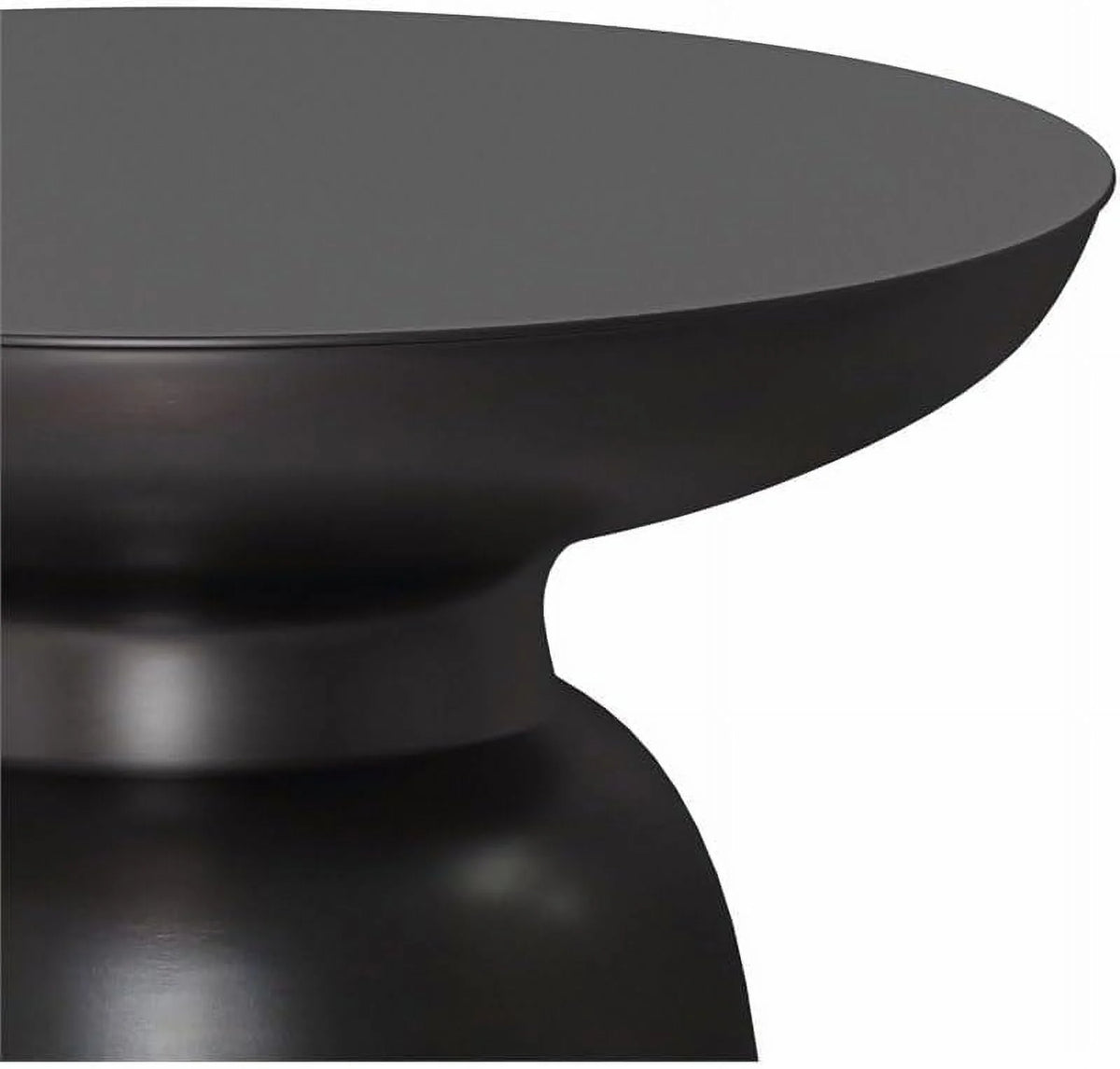 Antique Copper Metal End Table N696126