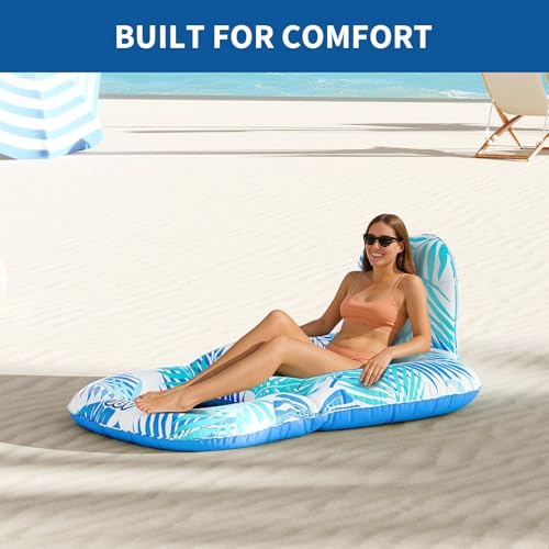 Inflatable Pool Float Chair with Drink Holder K914