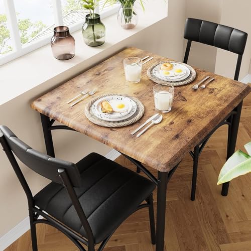 Rustic Brown 3 Piece Dining Table Set P313732