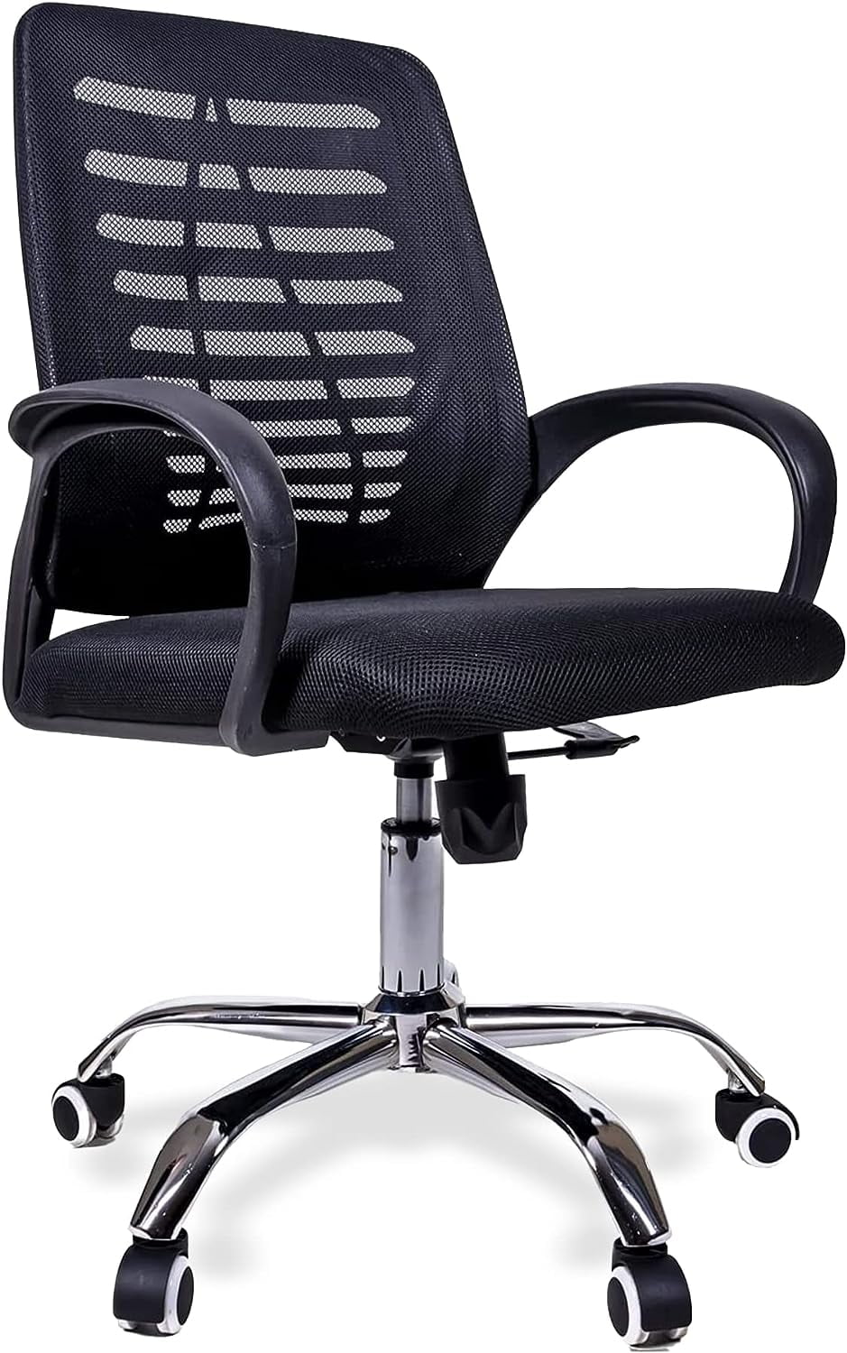 Ergonomic Office Chair with Lumbar Support Black Y713416