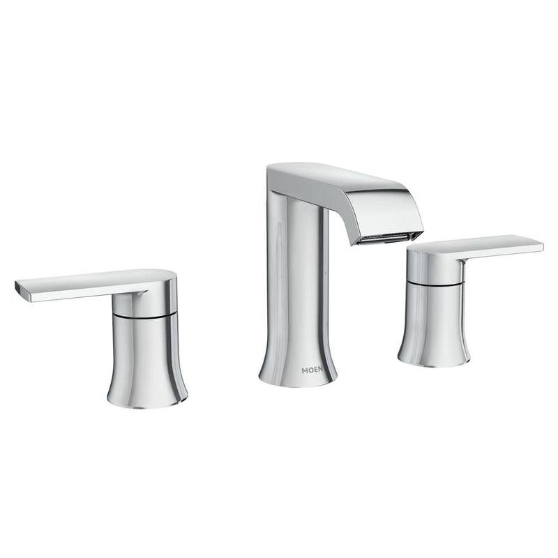 8 in. Widespread Double Handle Bathroom Faucet in Chrome M987363