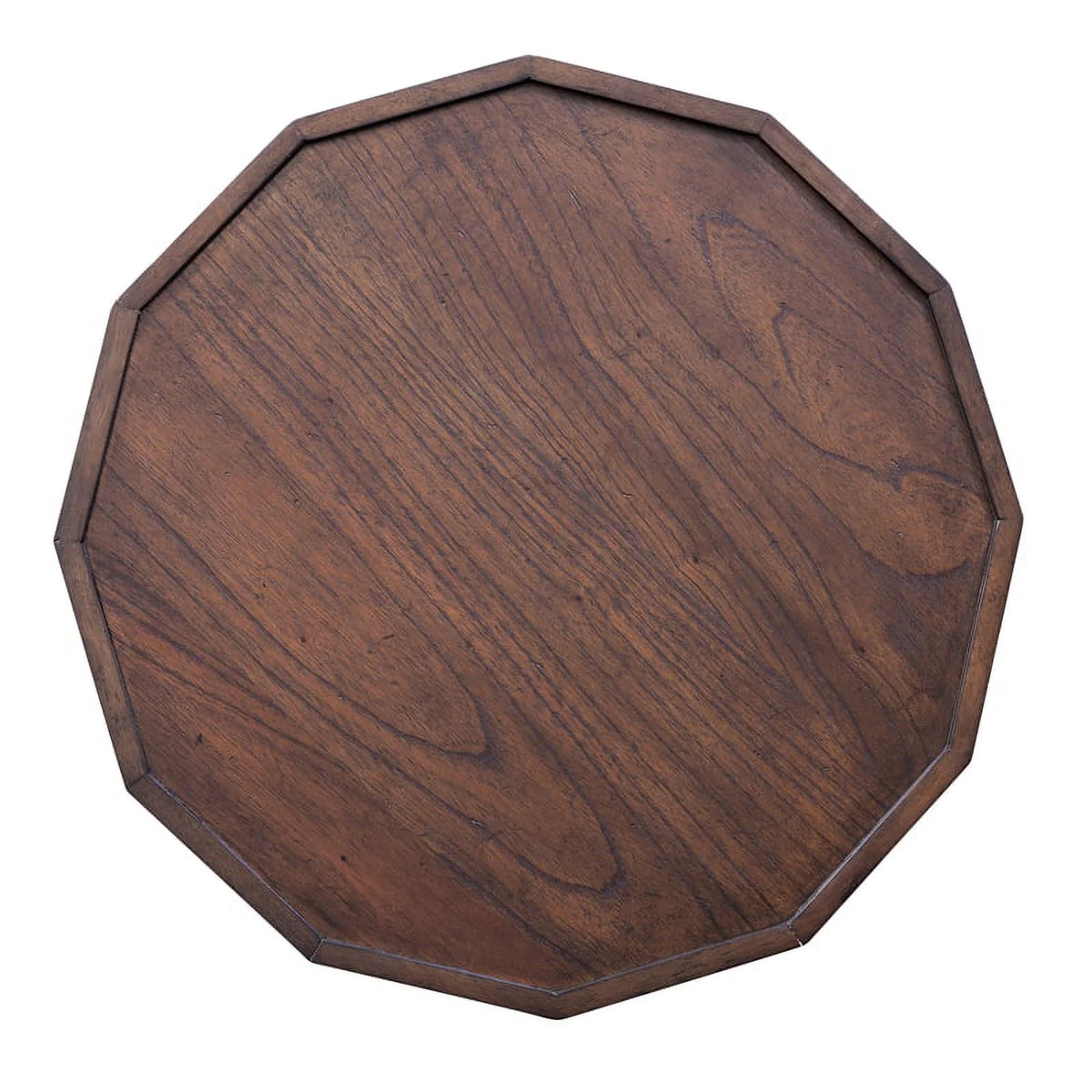 Burnt Caramel Finish Wood End Table D8157