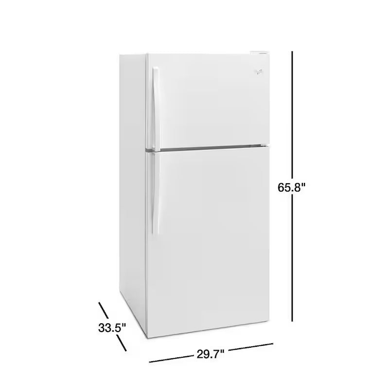 Top Freezer Refrigerator in White Z286179