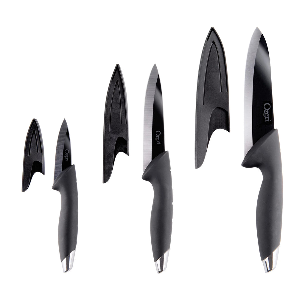 Black Ceramic 6-Piece Knife Set E98438