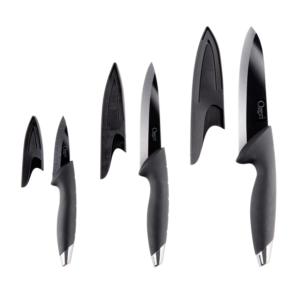 Black Ceramic 6-Piece Knife Set E98438