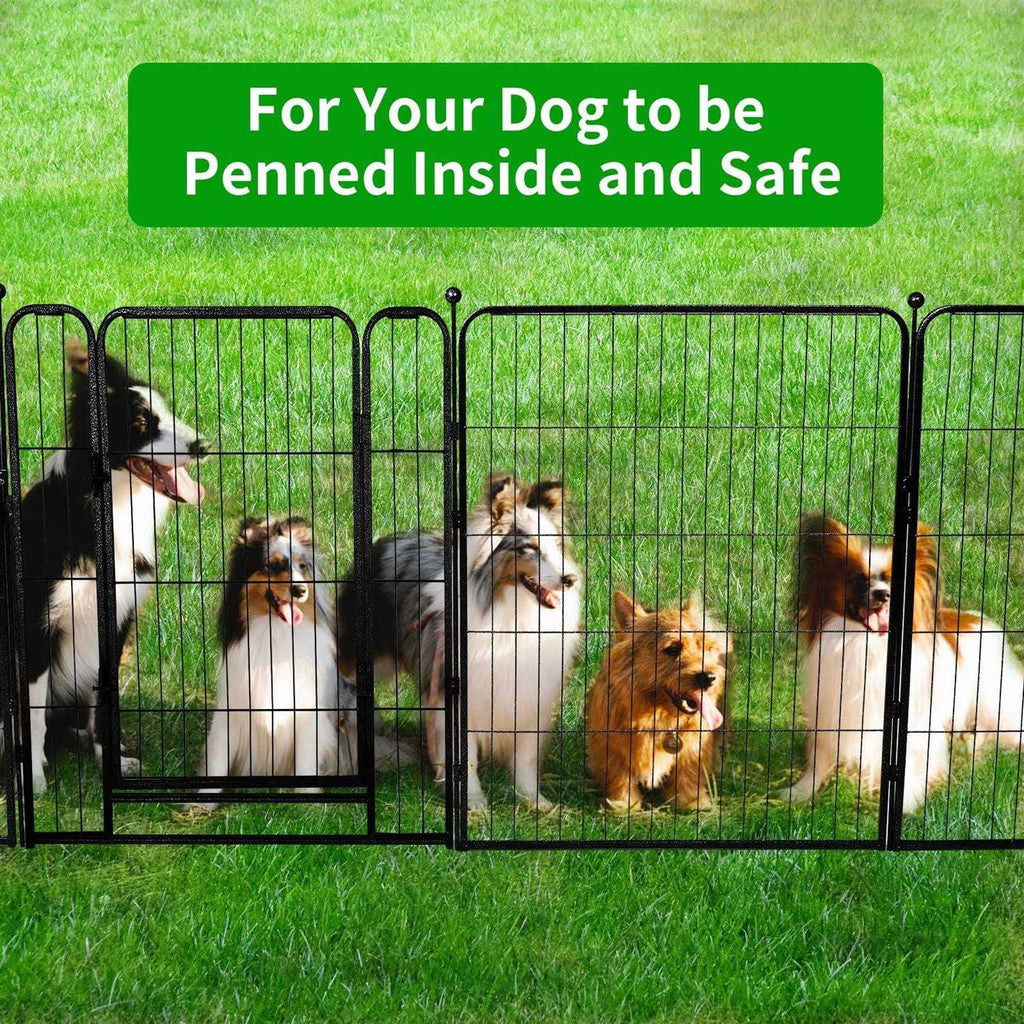 Heavy Duty Anti-Rust Dog Playpen with Doors R323